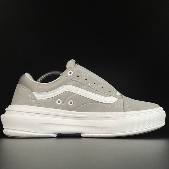 Vans Old Skool Overt CC Men’s Size 11 Gray White Casual Sneaker Comfort Shoe NEW - Picture 5 of 9